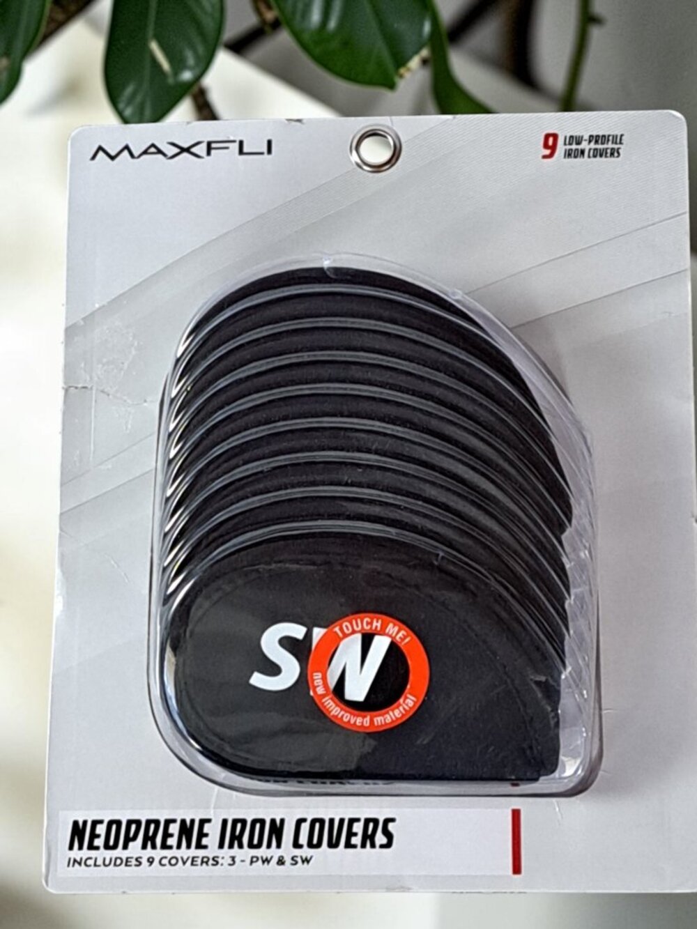 Maxfli Neoprene Iron Covers 9 Total PW & SW New